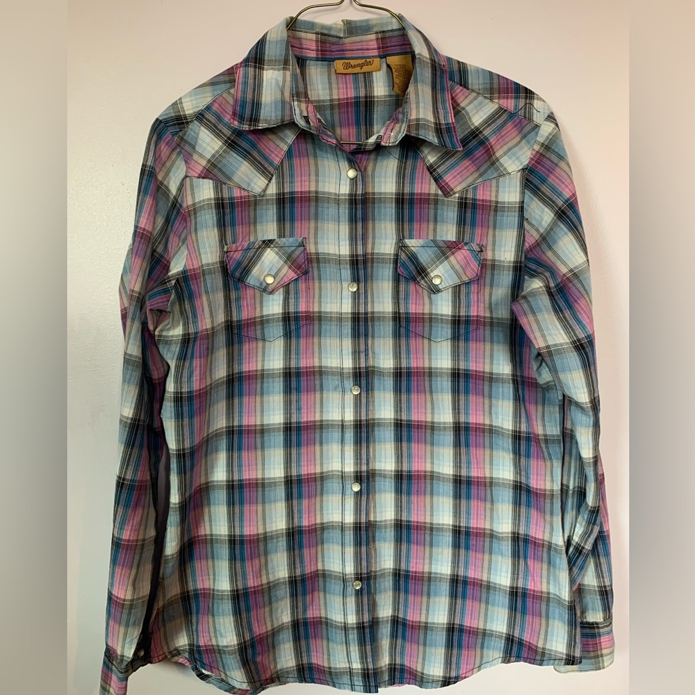 Wrangler western snap shirt